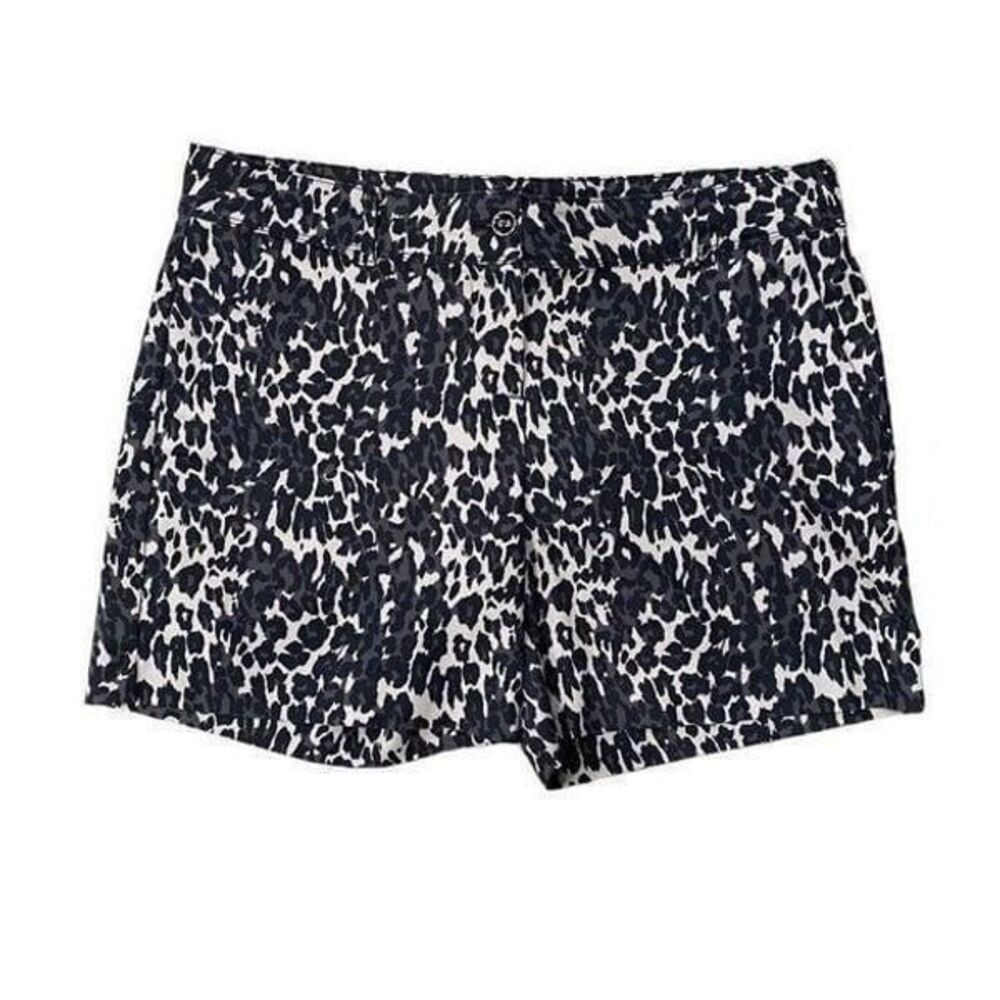 Isaac Mizrahi New York 14 Leopard Shorts 5" Inseam